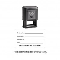 Trodat 4929P3 Self Inking Stamp 50x30mm